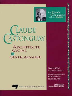 cover image of Claude Castonguay